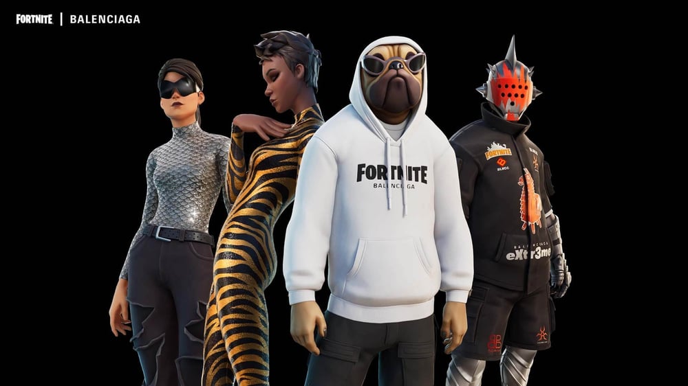 Epic Games Fortnite Balenciaga campaign