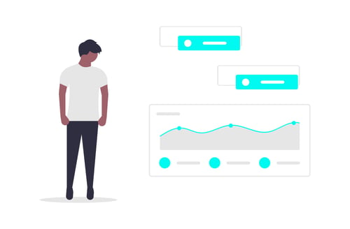 Illustration of reporting and monitoring graphs