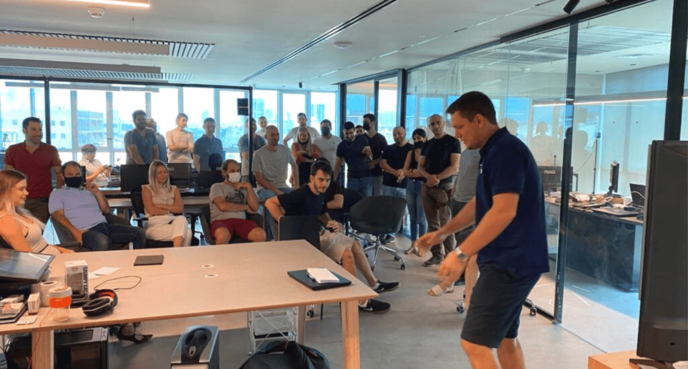 Ping pong table tennis in Anzu office