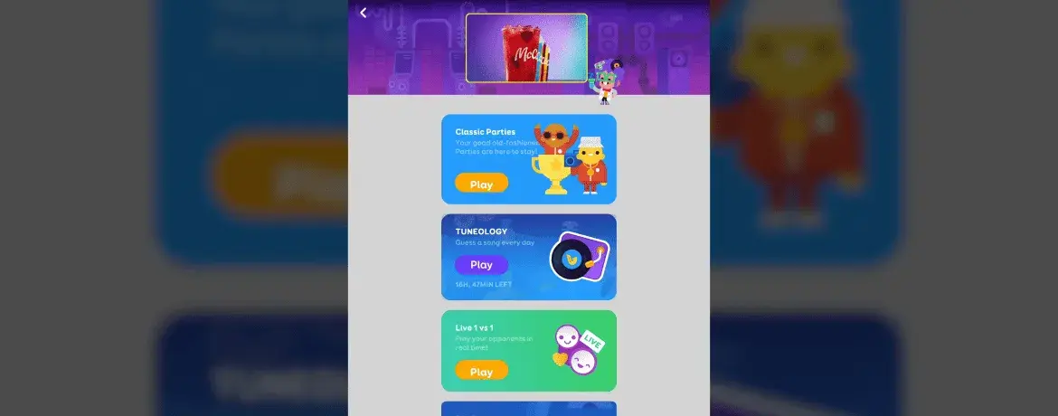 Song Pop - McDonalds
